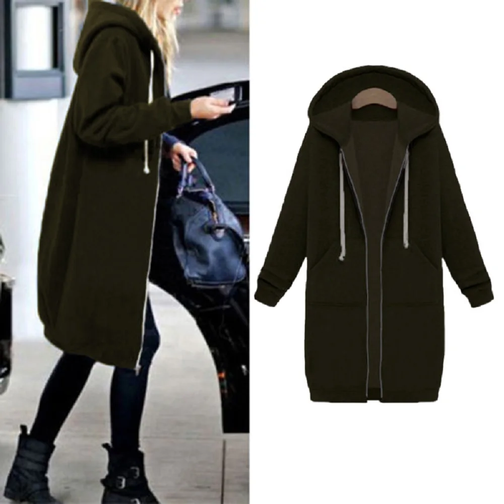 Lortalen Autumn Winter Coat Women 2019 Casual Long Zipper Hooded Jacket Hoodies Sweatshirt Vintage Plus Size Outwear Coat 5XL
Lortalen Autumn Winter Coat Women 2019 Casual Long Zipper Hooded Jacket Hoodies Sweatshirt Vintage Plus Size Outwear Coat 5XL