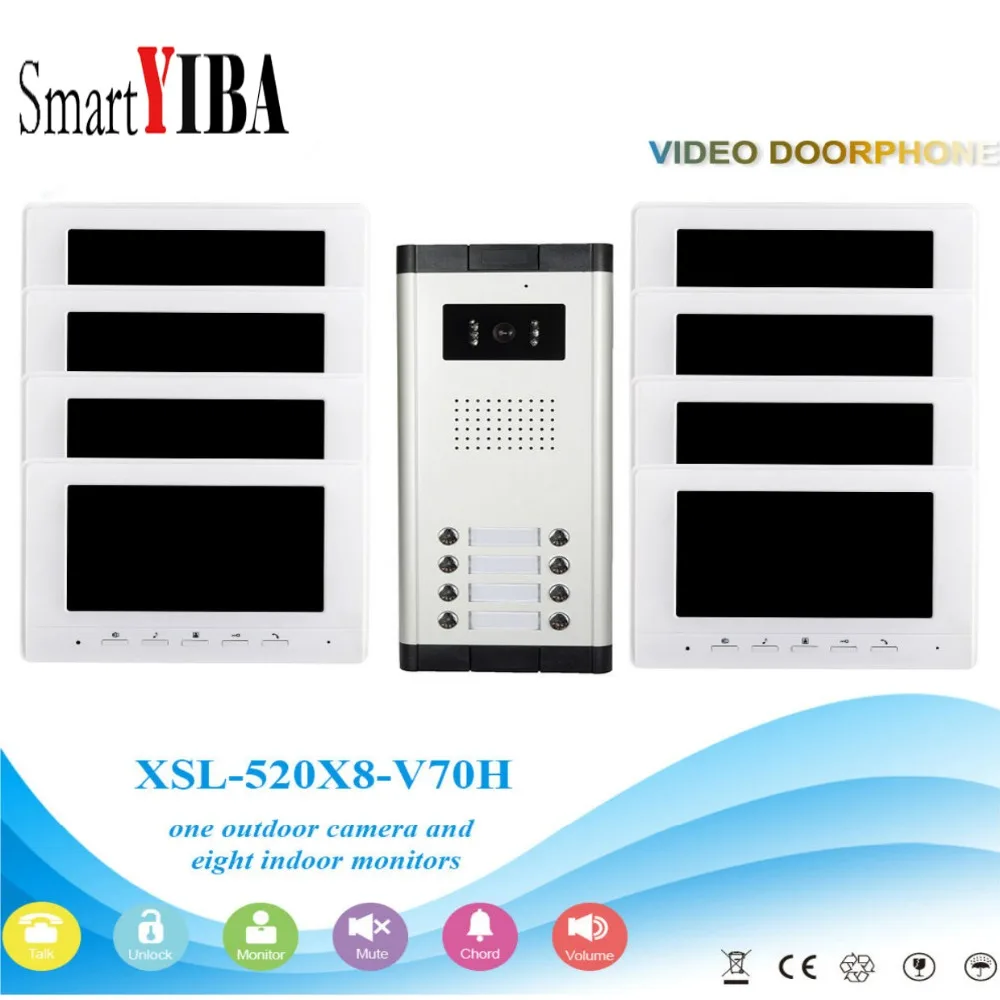 SmartYIBA Department Intercom 7" Monitor Wired Video Door Bell Door Phone Intercom System Kits With Night Vision Outdoor Camera
SmartYIBA Department Intercom 7" Monitor Wired Video Door Bell Door Phone Intercom System Kits With Night Vision Outdoor Camera