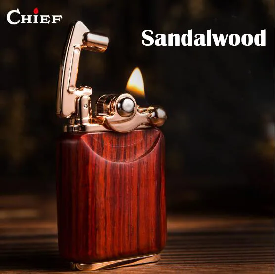 CHIEF high grade quality kerosene lighter ebony Sandalwood creative kerosene lighter old fashioned men's smoking accessories
CHIEF high grade quality kerosene lighter ebony Sandalwood creative kerosene lighter old fashioned men's smoking accessories