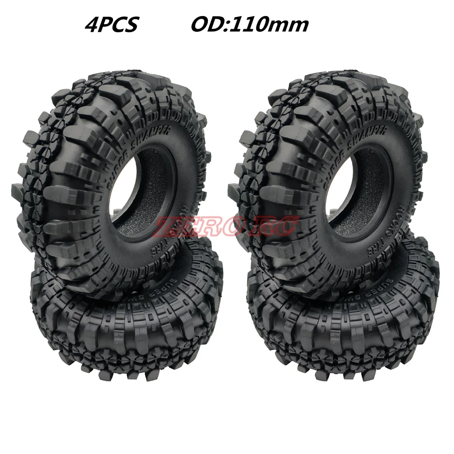 4Pcs 1.9" Supper Swamper Rock CrawlerTyre 110mm Tires For RC 1/10 Crawler RC4WD Axial SCX10 D90 TF2 TRX-4 90046
4Pcs 1.9" Supper Swamper Rock CrawlerTyre 110mm Tires For RC 1/10 Crawler RC4WD Axial SCX10 D90 TF2 TRX-4 90046