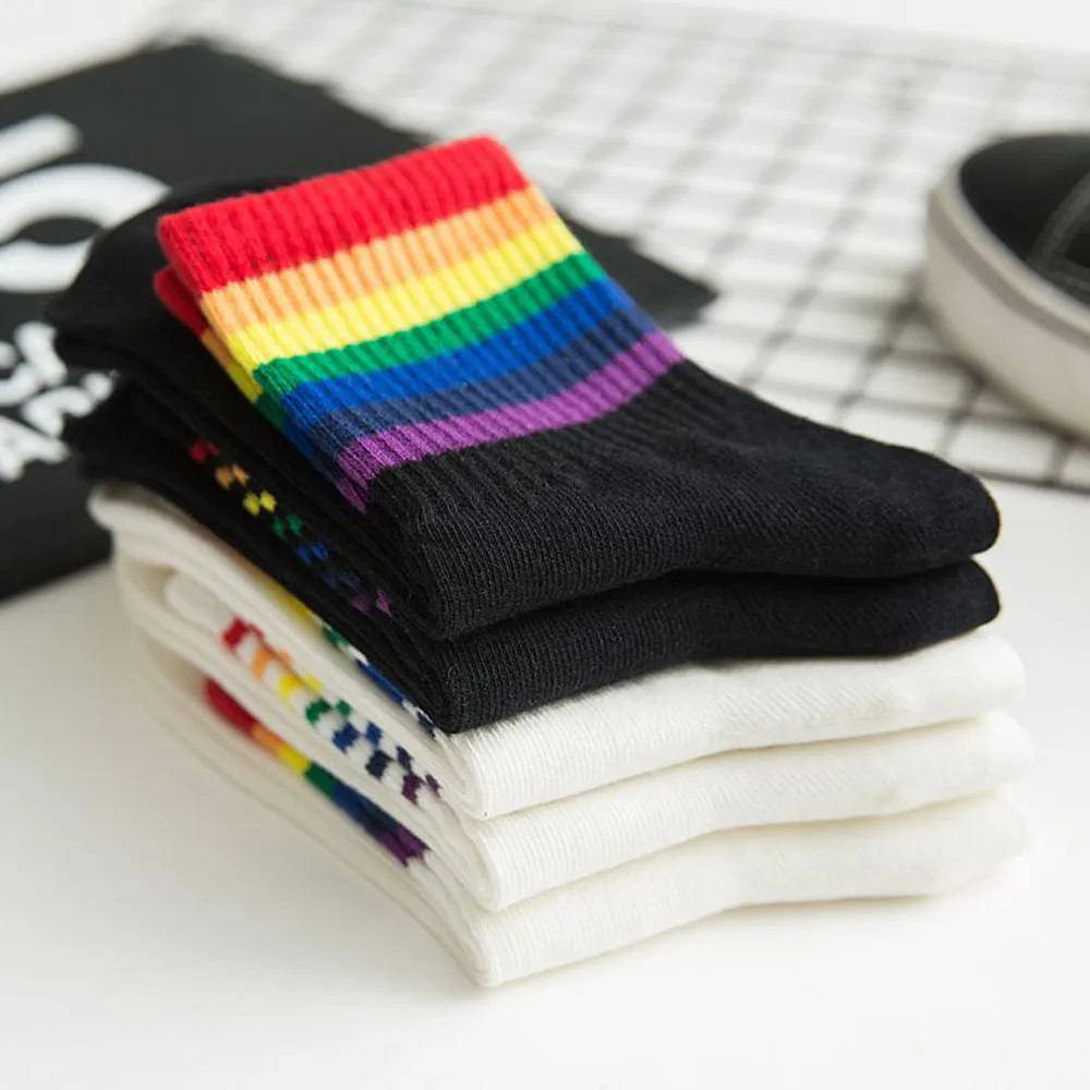 Womail Socks Women Cotton Short Winter New Unisex Rainbow Striped Socks Xmas Fashion Warm Thickening Socks Girls Summer MAY21
Womail Socks Women Cotton Short Winter New Unisex Rainbow Striped Socks Xmas Fashion Warm Thickening Socks Girls Summer MAY21