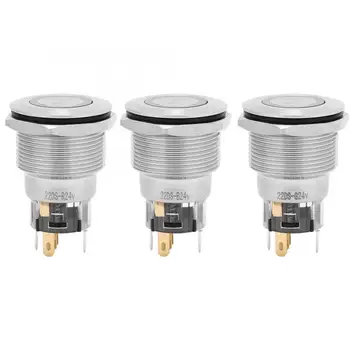 20Pcs 22mm Self-Locking Type Flat Ring Light NC + NC + C Stainless Steel Button Switch
20Pcs 22mm Self-Locking Type Flat Ring Light NC + NC + C Stainless Steel Button Switch