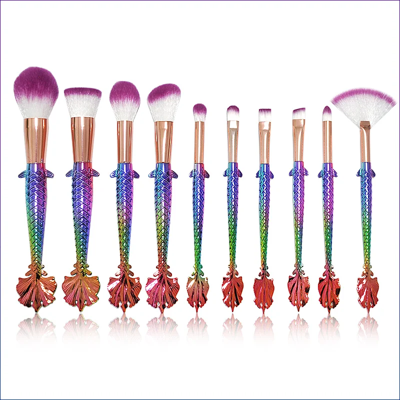10pc Mermaid brush Make Up Foundation Eyebrow Eyeliner Blush Brush Mermaid Makeup Brush Set Professional Cosmetic Concealer Tool
10pc Mermaid brush Make Up Foundation Eyebrow Eyeliner Blush Brush Mermaid Makeup Brush Set Professional Cosmetic Concealer Tool