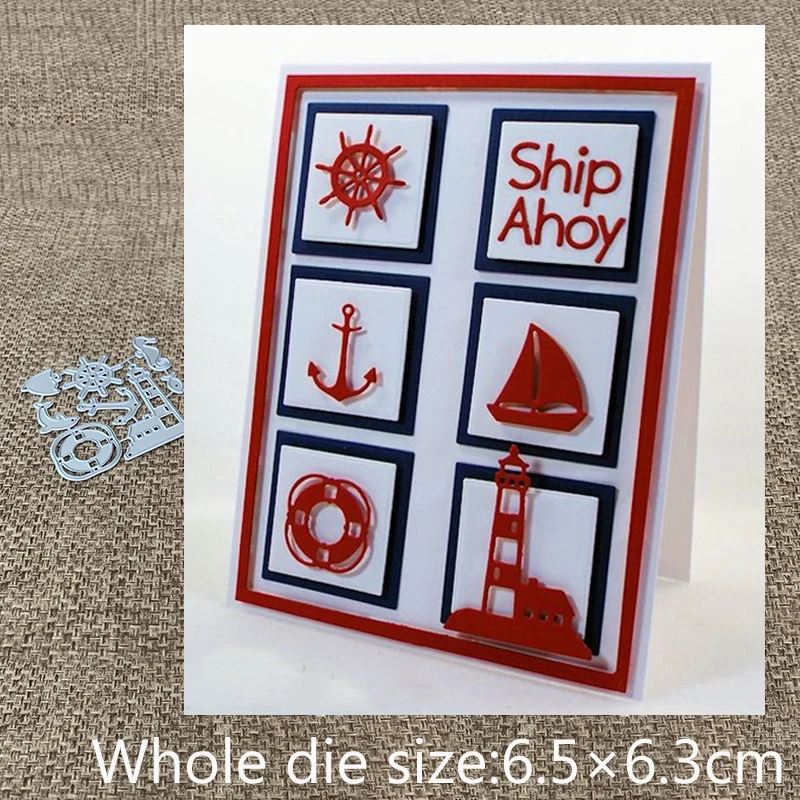 New Design Craft Metal Cutting Die die cuts Marine equipment decoration scrapbook Album Paper Card Craft Embossing die cuts
New Design Craft Metal Cutting Die die cuts Marine equipment decoration scrapbook Album Paper Card Craft Embossing die cuts