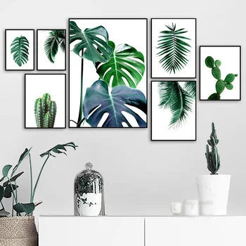 Fresh Green Cactus Big Tropical Leaves Wall Art Canvas Painting Plants Nordic Posters And Prints Wall Pictures For Living Room
Fresh Green Cactus Big Tropical Leaves Wall Art Canvas Painting Plants Nordic Posters And Prints Wall Pictures For Living Room
