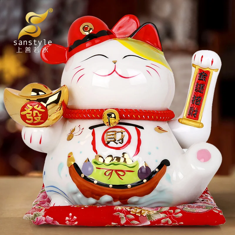 Electric hand Lucky Cat ornaments shop opened large decorations crafts cashier decoration 0487
Electric hand Lucky Cat ornaments shop opened large decorations crafts cashier decoration 0487