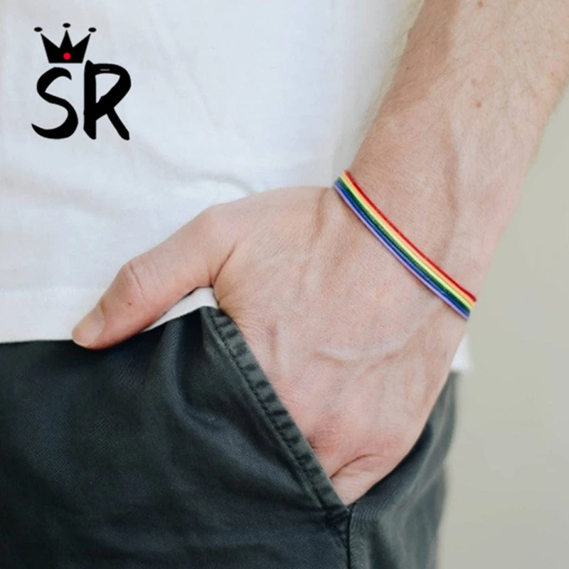2019 Rainbow Lesian Lesbians Pride Gay Pride Woven Braided Rope String Strand Friendship Bracelet Exquisite Wristlet Gift
2019 Rainbow Lesian Lesbians Pride Gay Pride Woven Braided Rope String Strand Friendship Bracelet Exquisite Wristlet Gift