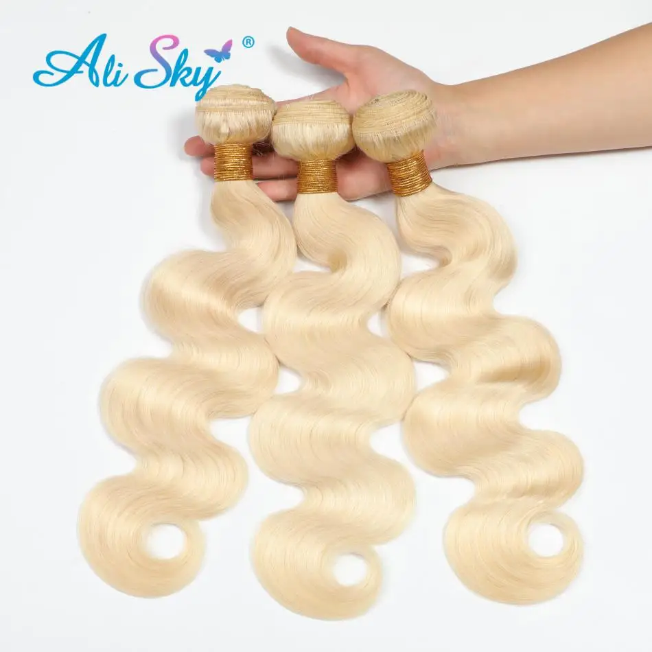 Ali Sky Hair Brazilian Body Wave 3 Bundles 613 Human Hair Bundles Deals Blonde Hair Weave Non-Remy Hair Extensions 10-24inch
Ali Sky Hair Brazilian Body Wave 3 Bundles 613 Human Hair Bundles Deals Blonde Hair Weave Non-Remy Hair Extensions 10-24inch