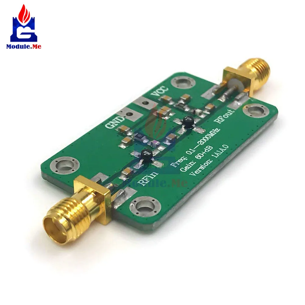 New Arrival 0.1-2000MHz Gain 60dB Amplifier Module RF Broadband Low Noise Amplifier Board LNA LNA 0.1 -2GHZ RF Wideband Module
New Arrival 0.1-2000MHz Gain 60dB Amplifier Module RF Broadband Low Noise Amplifier Board LNA LNA 0.1 -2GHZ RF Wideband Module