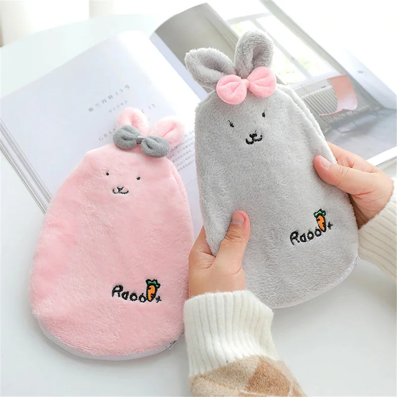 Cartoon Rabbit Hot Water Bottle Cover Explosion-proof Plush Fabrics Warm Water Bag Removable Washable Hot Water Bottle Cover
Cartoon Rabbit Hot Water Bottle Cover Explosion-proof Plush Fabrics Warm Water Bag Removable Washable Hot Water Bottle Cover