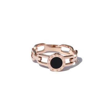 YUN RUO 2018 Roman Numeral Black Ring Rose Gold Color Fashion Titanium Steel Jewelry Wedding Ring Birthday Gift Woman Never Fade
YUN RUO 2018 Roman Numeral Black Ring Rose Gold Color Fashion Titanium Steel Jewelry Wedding Ring Birthday Gift Woman Never Fade