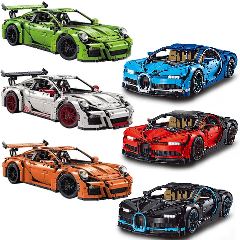 

Building Blocks Technic DECOOL 3388 3368 A/B/C Compatible 42083 42056 Bugatti Chiron Racing Car Bricks Technic Race Cars Toys