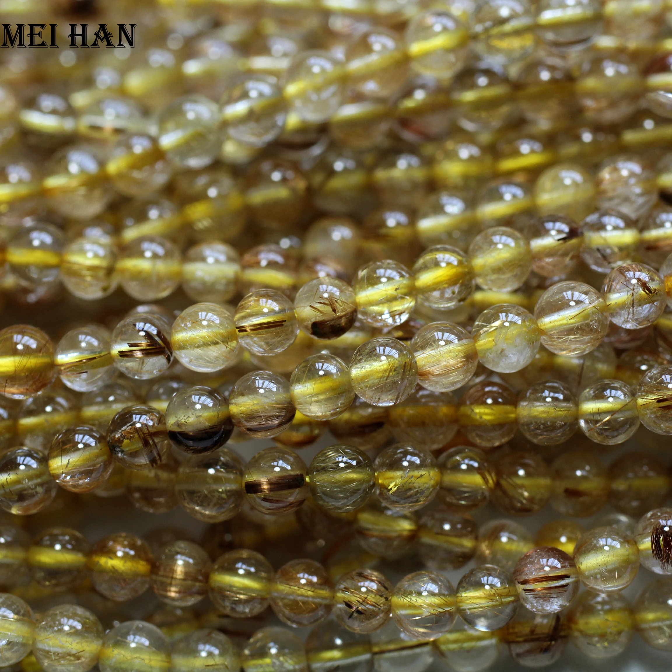 Meihan Free shipping (70beads/set/15g) natural 5-5.5 gold rutilated quartz round loose beads for jewelry making design
Meihan Free shipping (70beads/set/15g) natural 5-5.5 gold rutilated quartz round loose beads for jewelry making design