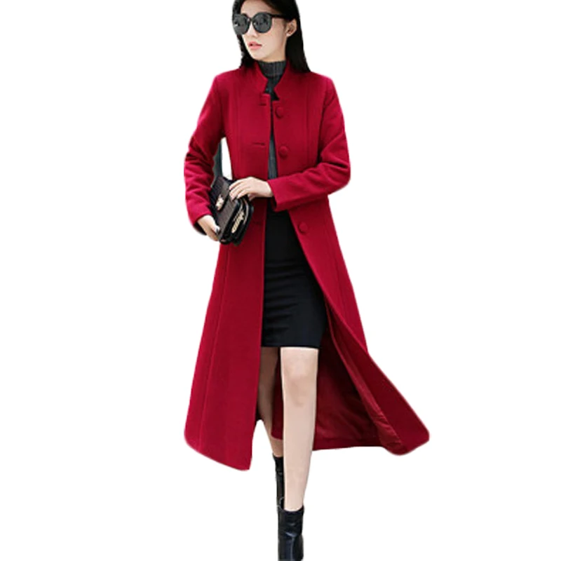 Women Woolen Coats High-end Elegant Long Slim Women's Autumn Winter Jacket Belted Trench Coats Plus Size Femininos M-3XL XH915
Women Woolen Coats High-end Elegant Long Slim Women's Autumn Winter Jacket Belted Trench Coats Plus Size Femininos M-3XL XH915