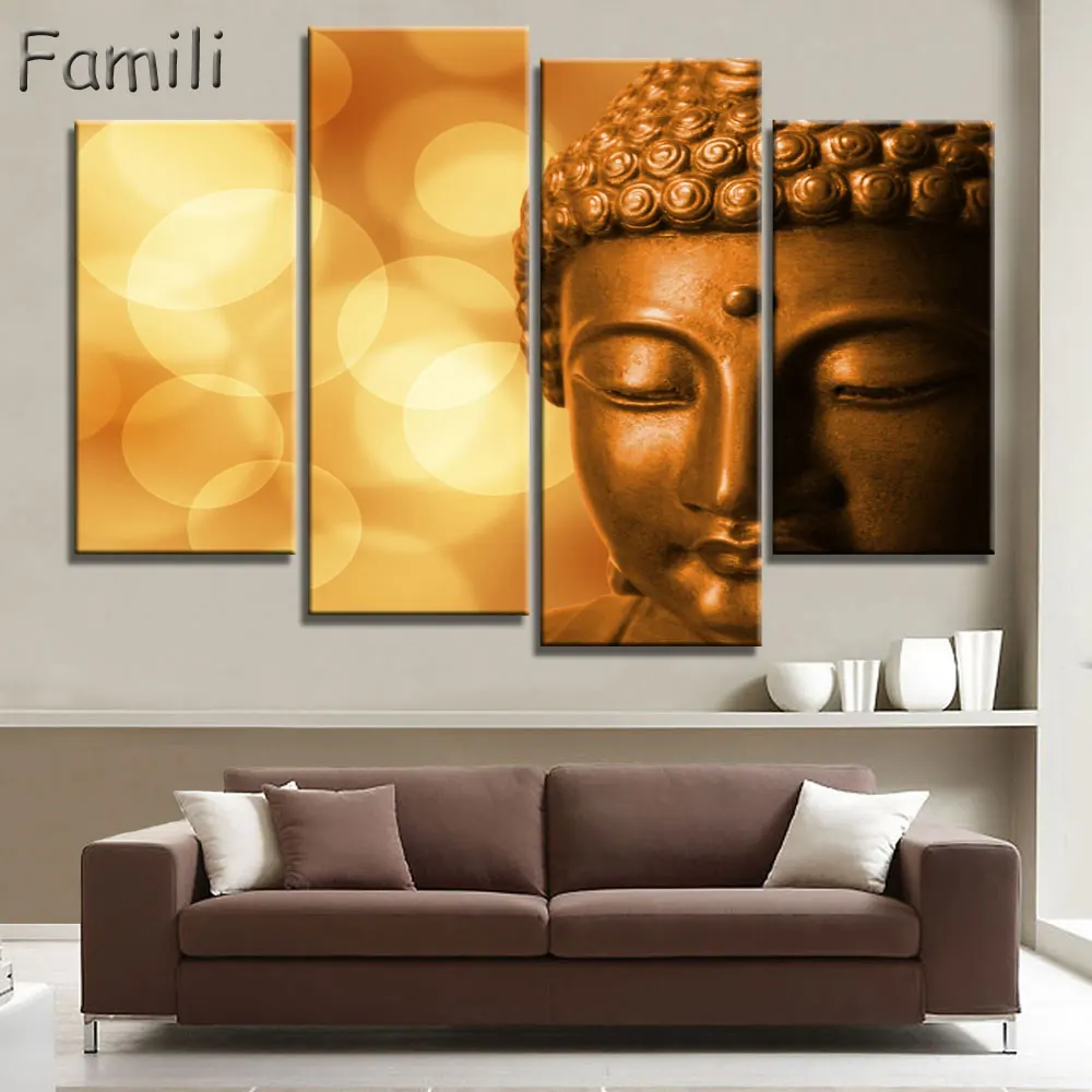 4 Panel Abstract Printed Buddhism Lord Buddha Painting Canvas Art Buda Picture Paintings Cuadros For Living Room Unframed
4 Panel Abstract Printed Buddhism Lord Buddha Painting Canvas Art Buda Picture Paintings Cuadros For Living Room Unframed