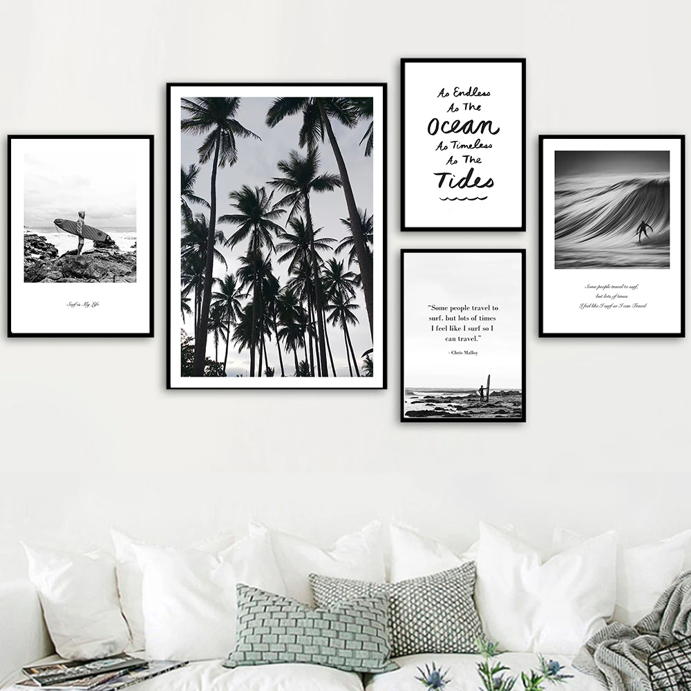 Surfing Beach Black White Photo Surf Quote Retro Travel Canvas Painting Vintage Kraft Poster Coated Wall Sticker Home Decor Gift
Surfing Beach Black White Photo Surf Quote Retro Travel Canvas Painting Vintage Kraft Poster Coated Wall Sticker Home Decor Gift