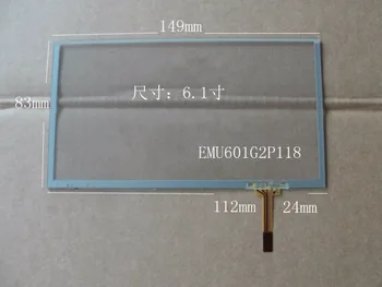 10pcs/box New original EMU601G2P118 6.1'' inch 4 pins Touch screen for Car Navigation
10pcs/box New original EMU601G2P118 6.1'' inch 4 pins Touch screen for Car Navigation