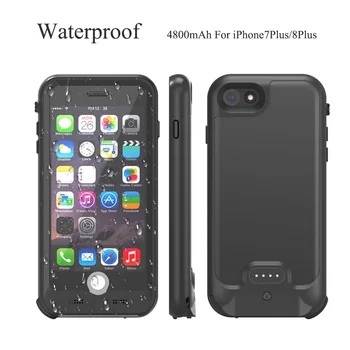 New Waterproof High Quality Full 4800mAh Power Pack Case Backup Battery Charge Case Cover For iPhone7Plus/8Plus 5.5inch
New Waterproof High Quality Full 4800mAh Power Pack Case Backup Battery Charge Case Cover For iPhone7Plus/8Plus 5.5inch
