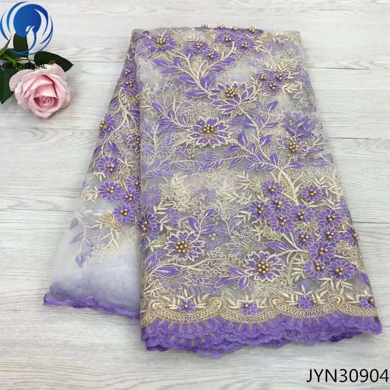 Beautifica African Beaded Lace Fabric 2018 Embroidered Lace Fabrics Bridal French Tulle Lace Fabric For Women 5yards/lot JYN309
Beautifica African Beaded Lace Fabric 2018 Embroidered Lace Fabrics Bridal French Tulle Lace Fabric For Women 5yards/lot JYN309