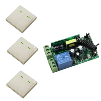 AC 85V-250V Wireless Remote Switch System Radio Switch Relay Receiver + 86 Wall Panel Transmitter learning code Smart Home
AC 85V-250V Wireless Remote Switch System Radio Switch Relay Receiver + 86 Wall Panel Transmitter learning code Smart Home