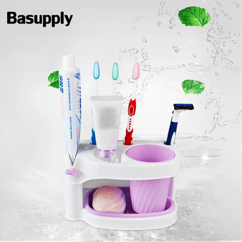 Basupply 1Pc 2018 Toothbrush Holder With Cup Squeeze Toothpaste Shaver Soap Dish Box Tray Rack Bathroom Accessories Dropshipping
Basupply 1Pc 2018 Toothbrush Holder With Cup Squeeze Toothpaste Shaver Soap Dish Box Tray Rack Bathroom Accessories Dropshipping