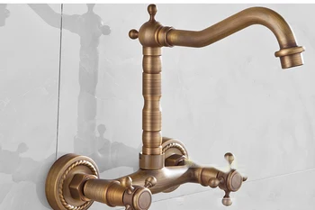 European-style sink into the wall type faucet Kitchen-style copper hot and cold sink into the wall type can be rotated LU4129
European-style sink into the wall type faucet Kitchen-style copper hot and cold sink into the wall type can be rotated LU4129