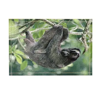Wild Animals Sloth Hold the Child Upside Down on Branches Bath Rugs Non-Slip Floor EntrywaysDoor Mat Bathroom Accessories
Wild Animals Sloth Hold the Child Upside Down on Branches Bath Rugs Non-Slip Floor EntrywaysDoor Mat Bathroom Accessories
