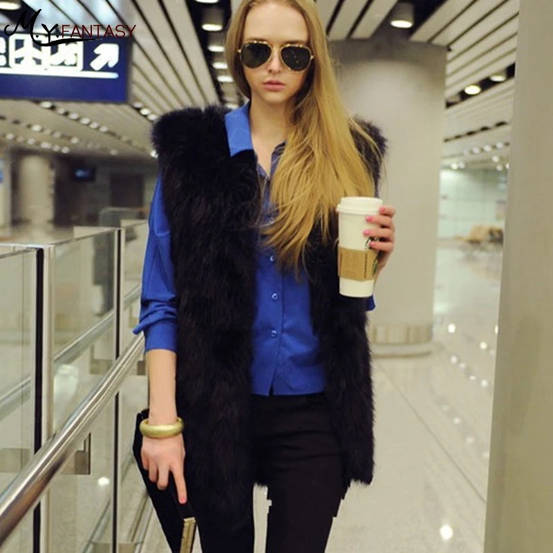 S-3XL Faux Fur Vest Women V-neck Plus Size Casual Warm 2019 Fashion Women's Winter Clothing Furry Imitation Fur
S-3XL Faux Fur Vest Women V-neck Plus Size Casual Warm 2019 Fashion Women's Winter Clothing Furry Imitation Fur