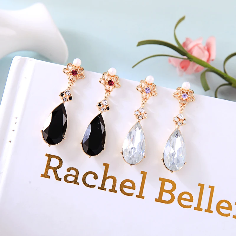 kissme Exquisite Crystal Black&White Resin Water Drop Acrylic Pearl Dangle Earrings For Women Gifts Gold Color Fashion Jewelry
kissme Exquisite Crystal Black&White Resin Water Drop Acrylic Pearl Dangle Earrings For Women Gifts Gold Color Fashion Jewelry