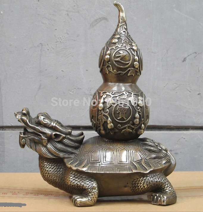 xd 00142 10"China Fengshui Bronze Feng shui town house Tai Ji gourd Dragon Turtle Statue
xd 00142 10"China Fengshui Bronze Feng shui town house Tai Ji gourd Dragon Turtle Statue