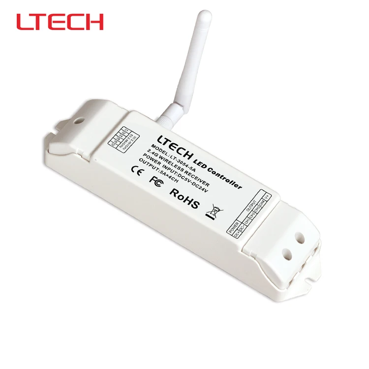 LT-3054-5A 2.4GHz Wireless Led Power Repeater(amplifier);2.4GHz wireless transmitters;DC5-24V input;5A*4CH output for led strip
LT-3054-5A 2.4GHz Wireless Led Power Repeater(amplifier);2.4GHz wireless transmitters;DC5-24V input;5A*4CH output for led strip