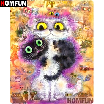 HOMFUN Full Square/Round Drill 5D DIY Diamond Painting "Cartoon cat" 3D Embroidery Cross Stitch 5D Home Decor A14983
HOMFUN Full Square/Round Drill 5D DIY Diamond Painting "Cartoon cat" 3D Embroidery Cross Stitch 5D Home Decor A14983