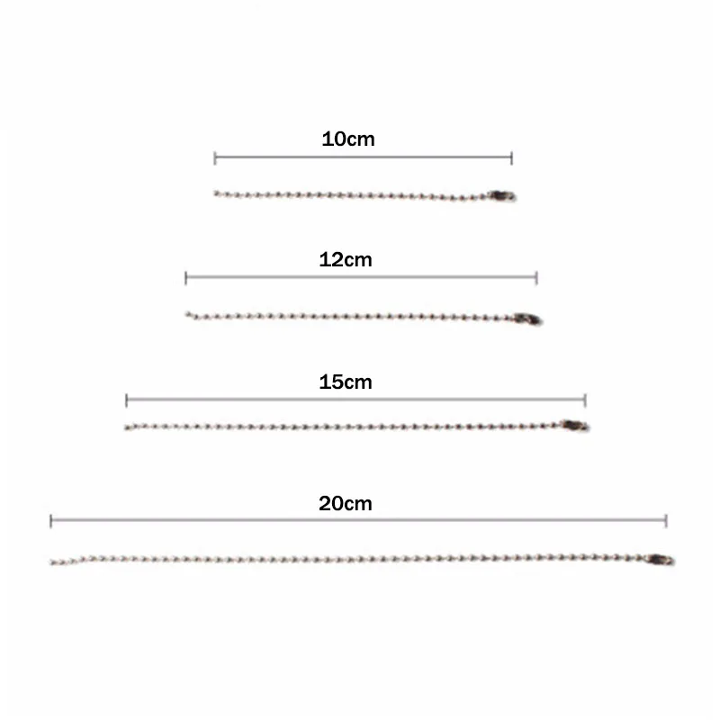 ACLOVEX 20pcs/lot 2.4mm Metal Ball Bead Chains Bulk With Connector Rhodium Color Iron Necklace Chain For Diy Jewelry Making
ACLOVEX 20pcs/lot 2.4mm Metal Ball Bead Chains Bulk With Connector Rhodium Color Iron Necklace Chain For Diy Jewelry Making