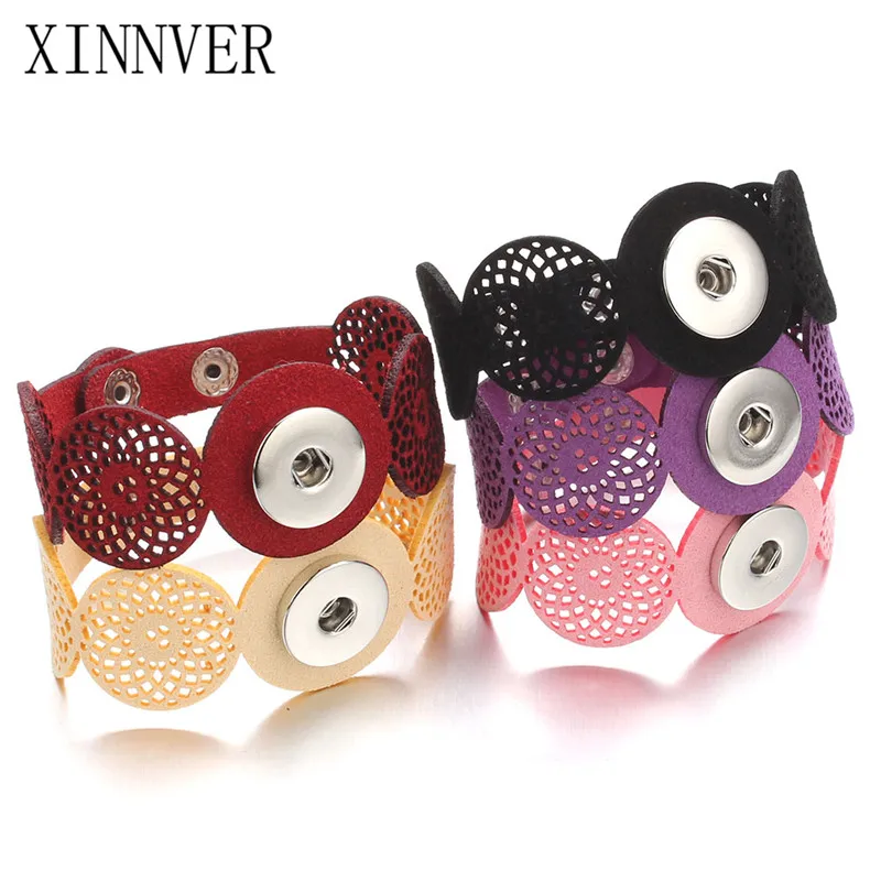 5 Colors Hot sale Leather Bracelet Bangles 18mm 12mm Snap Button Charms Jewelry For Women Valentine's Day Gift
5 Colors Hot sale Leather Bracelet Bangles 18mm 12mm Snap Button Charms Jewelry For Women Valentine's Day Gift