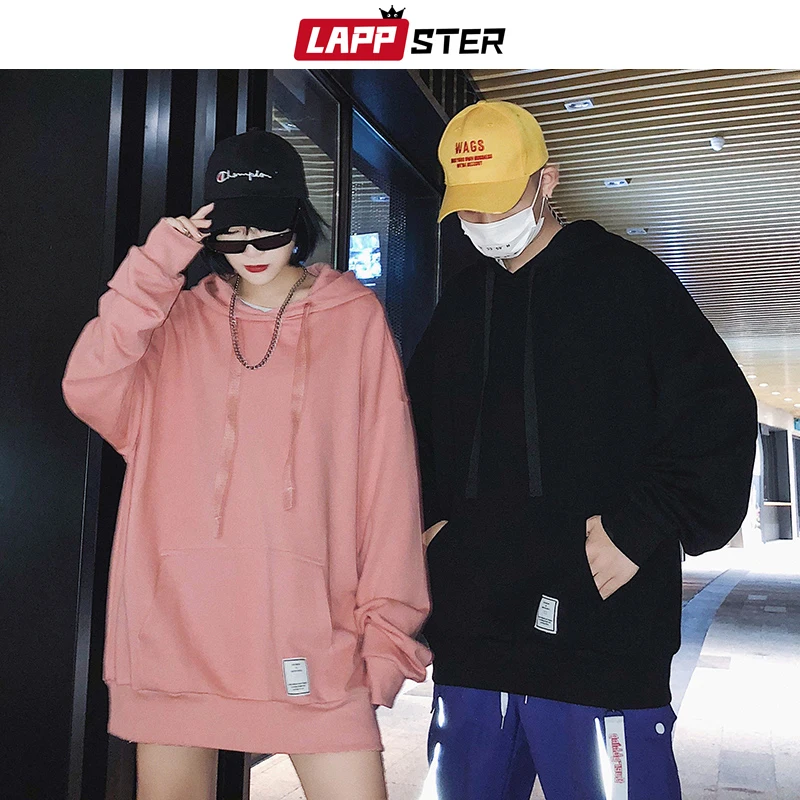 LAPPSTER Men Oversized Hoodies Sweatshirt 2019 Mens Japanese Streetwear Hip Hop Sweatshirts Male Harajuku Solid Loose Hoodie INS
LAPPSTER Men Oversized Hoodies Sweatshirt 2019 Mens Japanese Streetwear Hip Hop Sweatshirts Male Harajuku Solid Loose Hoodie INS