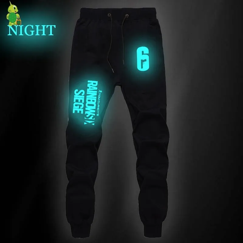 GAME Tom Clancy's Rainbow Six Siege Pants Luminous Long Pants Men Joggers Sweatpants Fitness Pants Autumn Trousers Harem Pants
GAME Tom Clancy's Rainbow Six Siege Pants Luminous Long Pants Men Joggers Sweatpants Fitness Pants Autumn Trousers Harem Pants