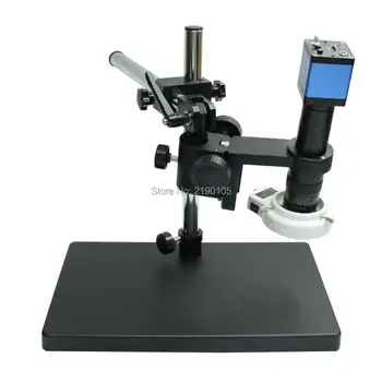 Microscope Camera 1080P HDMI output speed 30 + 10X-180X standard C-mount lens +144 adjustable LED lights + Rotate big bracket
Microscope Camera 1080P HDMI output speed 30 + 10X-180X standard C-mount lens +144 adjustable LED lights + Rotate big bracket