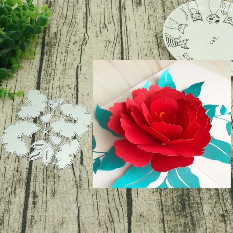 FLOWER Metal Cutting Dies Stencil for DIY Scrapbooking Photo Album Embossing Paper Cards Decorative Crafts
FLOWER Metal Cutting Dies Stencil for DIY Scrapbooking Photo Album Embossing Paper Cards Decorative Crafts