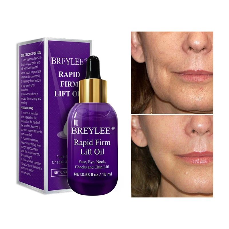 Breylee Essential Oils Rapid Firming Lifting Face Essence Oil Massage Anti Wrinkle Anti-Aging Powerful V Shape Facial Skin Car
Breylee Essential Oils Rapid Firming Lifting Face Essence Oil Massage Anti Wrinkle Anti-Aging Powerful V Shape Facial Skin Car