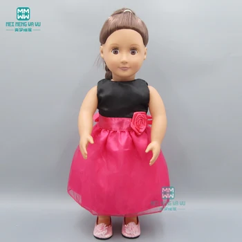 Doll clothes for 45cm American' doll accessories rose red evening dress princess dress
Doll clothes for 45cm American' doll accessories rose red evening dress princess dress