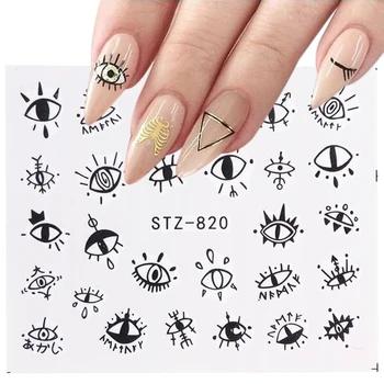 1pcs Cute Eyes Designs Nail Stickers Water Transfer Decals Nail Art Decorations Manicure Adhesive Wraps Foil Slider TRSTZ816-823 
1pcs Cute Eyes Designs Nail Stickers Water Transfer Decals Nail Art Decorations Manicure Adhesive Wraps Foil Slider TRSTZ816-823