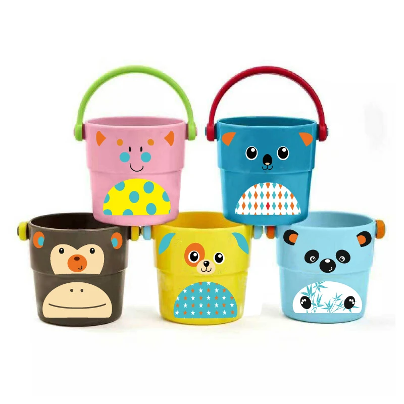Cartoon Small Bucket Kids Baby Bath Toys for Kids Small Watering Toy Bathing Water Toys Badspeeltjes Baby Games
Cartoon Small Bucket Kids Baby Bath Toys for Kids Small Watering Toy Bathing Water Toys Badspeeltjes Baby Games