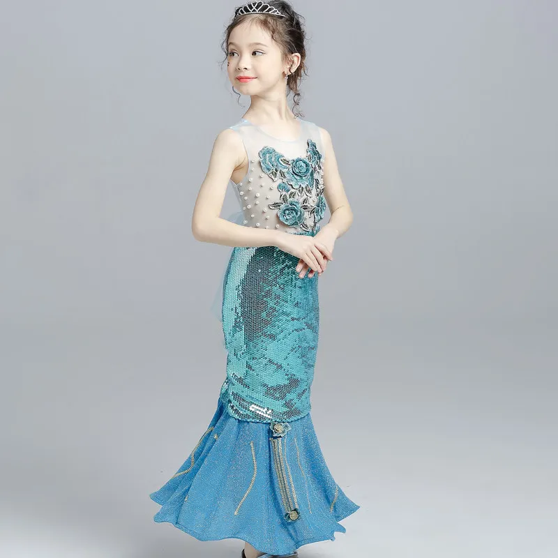 Birthday Party Kids Ariel Dress Tube Top Off Shoulder Mermaid Dresses for Little Girls Sequin Girl Princess Ariel Costume
Birthday Party Kids Ariel Dress Tube Top Off Shoulder Mermaid Dresses for Little Girls Sequin Girl Princess Ariel Costume