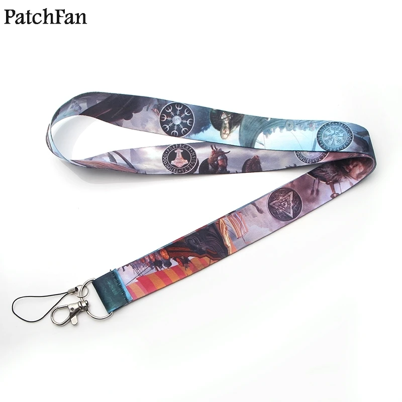 20pcs/lot Patchfan New fashion Norse vikings keyring keychain lanyard ribbon neck strap para badge phone holders necklace A1474
20pcs/lot Patchfan New fashion Norse vikings keyring keychain lanyard ribbon neck strap para badge phone holders necklace A1474