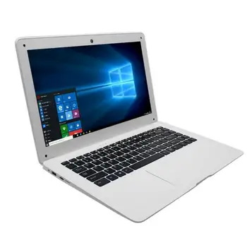 

2019 Cheap free Windows10 laptops Ultrabook Quad Core 4GB RAM 64GB ROM 14.1 inch laptop school computer PC Russia free gifts