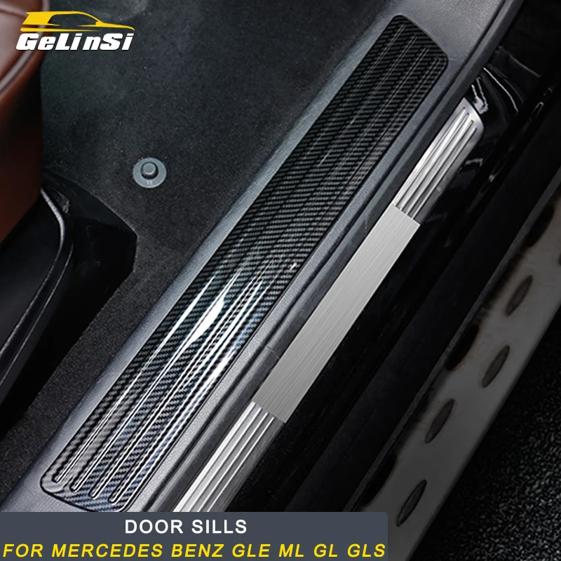 Gelinsi For Mercedes Benz GLE ML GL GLS Carbon Fiber Door Sills Cover Trim Sticker Accessories Auto
Gelinsi For Mercedes Benz GLE ML GL GLS Carbon Fiber Door Sills Cover Trim Sticker Accessories Auto