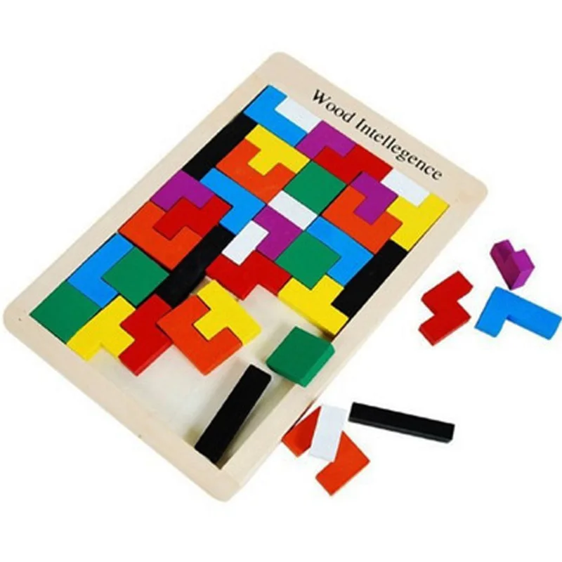 Baby Wooden Tetris Puzzles Toys Colorful Jigsaw Board Montessori Toys Imagination Intellectual Educational Toys for Children
Baby Wooden Tetris Puzzles Toys Colorful Jigsaw Board Montessori Toys Imagination Intellectual Educational Toys for Children