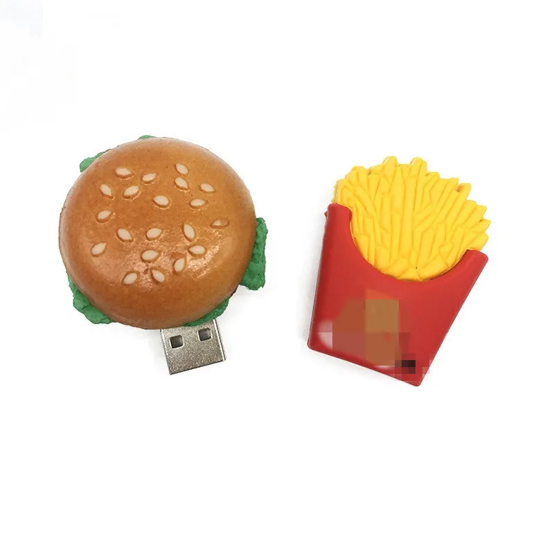 Creative Cartoon Toys Burger Memory Stick usb2.0 4GB 8GB 16GB 32GB 64GB French Fries Pendrive Thumb Shape External Memory
Creative Cartoon Toys Burger Memory Stick usb2.0 4GB 8GB 16GB 32GB 64GB French Fries Pendrive Thumb Shape External Memory