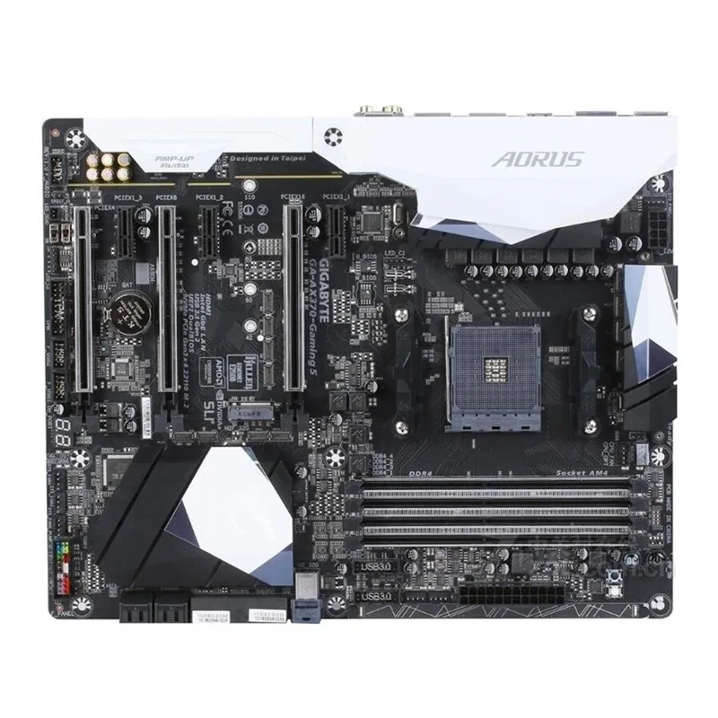 Используется для Gigabyte оригинальная материнская плата X370AORUS разъем AM4 DDR4 USB3.0 SATA3.0