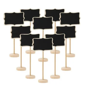 10Pcs Blackboard Wooden Chalkboard Mini Wood Message Notice Board Table Wedding Party Decor Write Information
10Pcs Blackboard Wooden Chalkboard Mini Wood Message Notice Board Table Wedding Party Decor Write Information